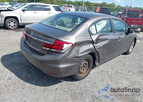 2013 Honda Civic Lx z USA, uszkodzony, nr VIN 19XFB2F52DE295280